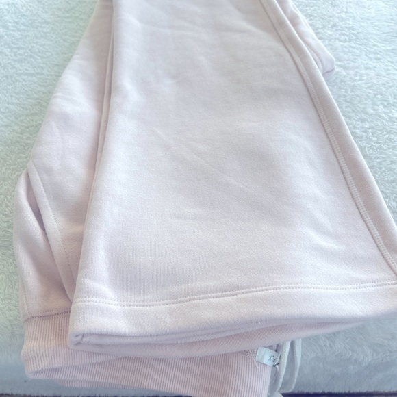 Z Supply Shane Pink Flare Sweatpants M Cozy Lounge Pants French Terry NEW - Picture 9 of 16